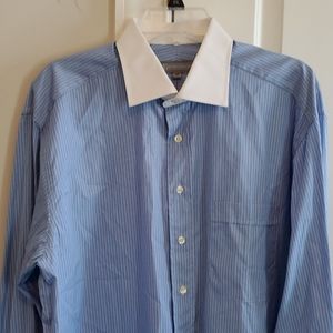 nwt men's 16.5 35 hickey freeman dress shirt